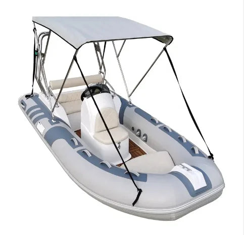 Inflatable Rubber Motor Boat with Outboard Engine Rib Boat 390 Inflatable Boat