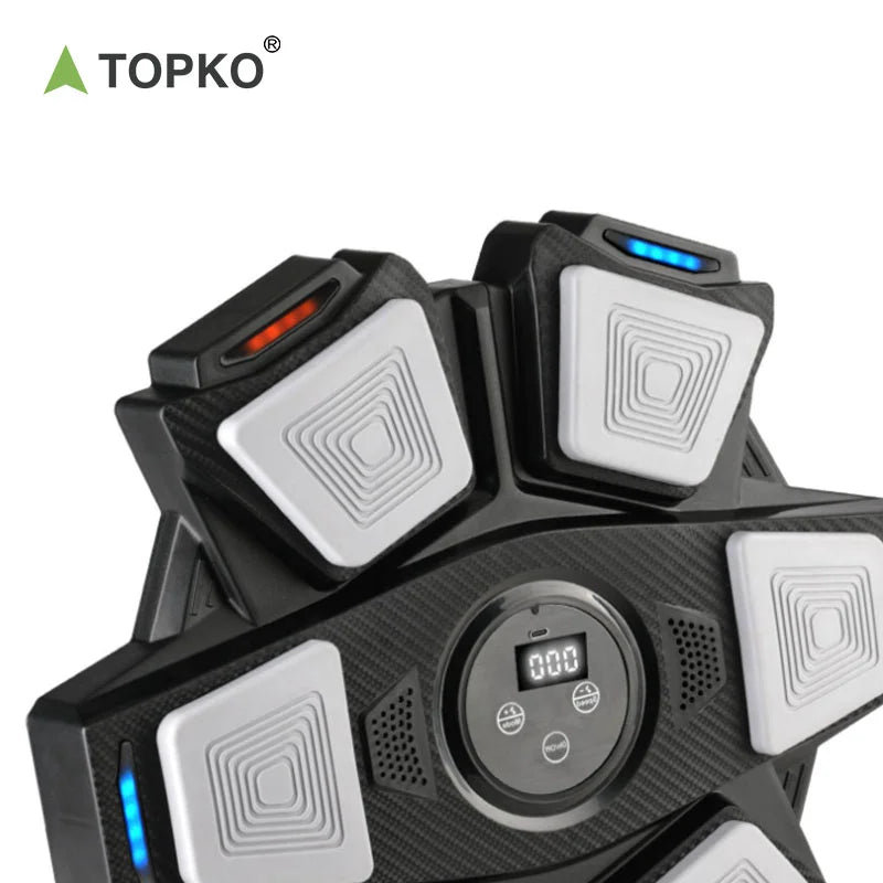 TOPKO US Warehouse Intelligent Boxing Machine Wall Target LED Light Boxing Training Wall Target Intelligent Music Boxing Machine