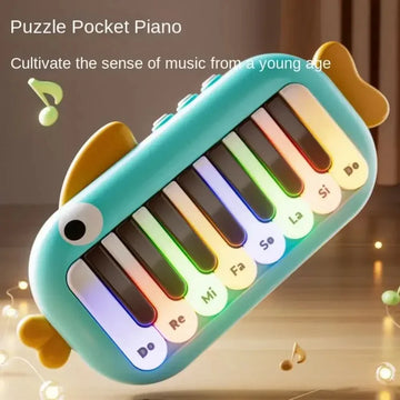Electronic Multifunctional Music Pocket Piano Keyboard Toy Electronic Keyboard Piano Learning Toy Musical Piano Toys for Kids