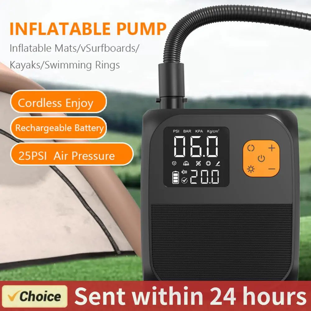 SUP Air Pump Rechargeable Electric Paddle Board Pump SUP Pump for Inflatable Stand Up Paddle Board Kayaks Boats