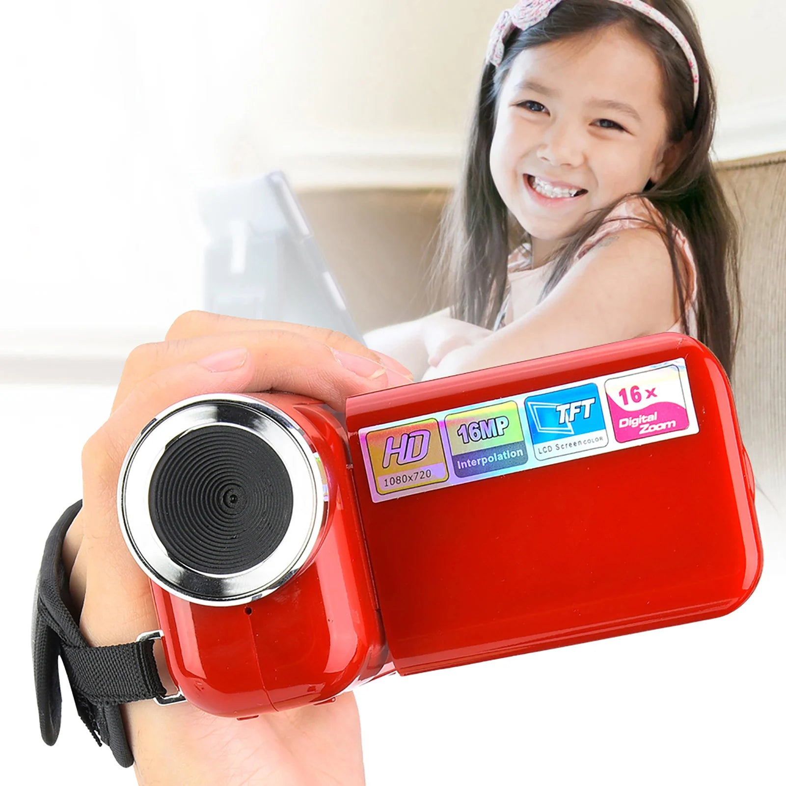 Portable Children Kids HD Digital Video Camera Camcorder with TFT LCD Sceen Toy