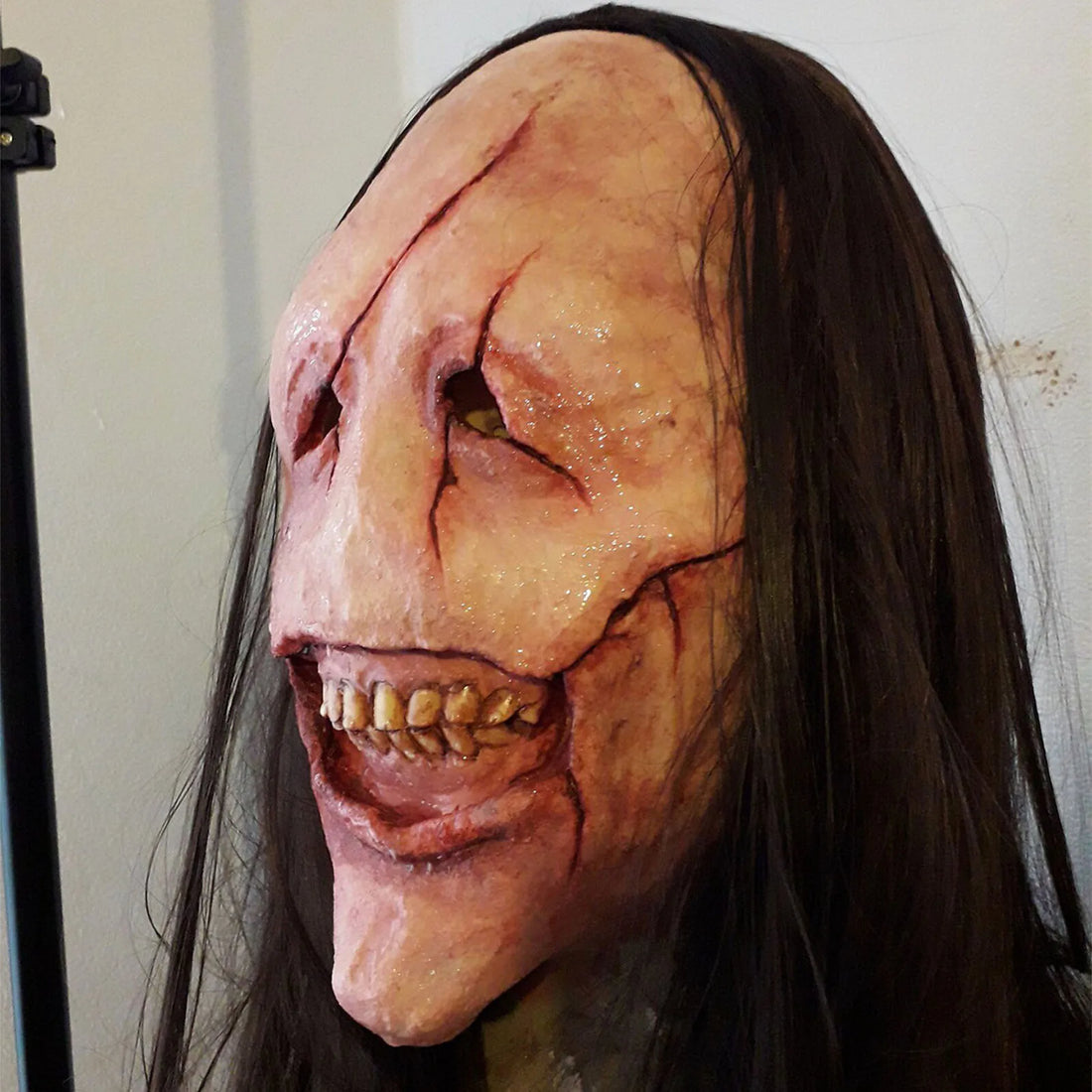 Halloween Scared Demon Mask Scary Halloween Cosplay Creepy Mask for Cosplay Party Stage Performance
