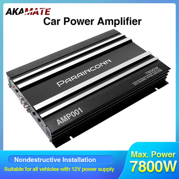 Car Audio Amplifier Upgrade Power Four-channel 4-way Audio Speaker Subwoofer Treble Mid-bass Digital Stereo Surround 20Hz-20KHz