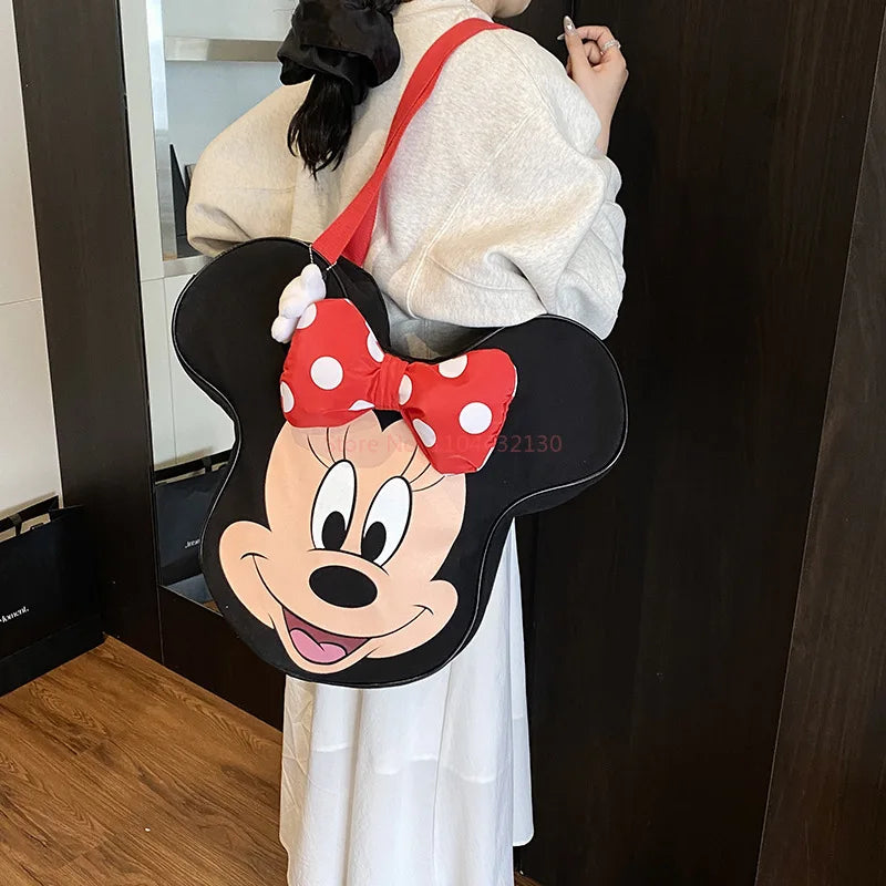 New In-Stock Disney Women'S Handbag Fashion High Quality Canvas Women'S Shopping Bag Cartoon Large Capacity Women'S Shoulder Bag