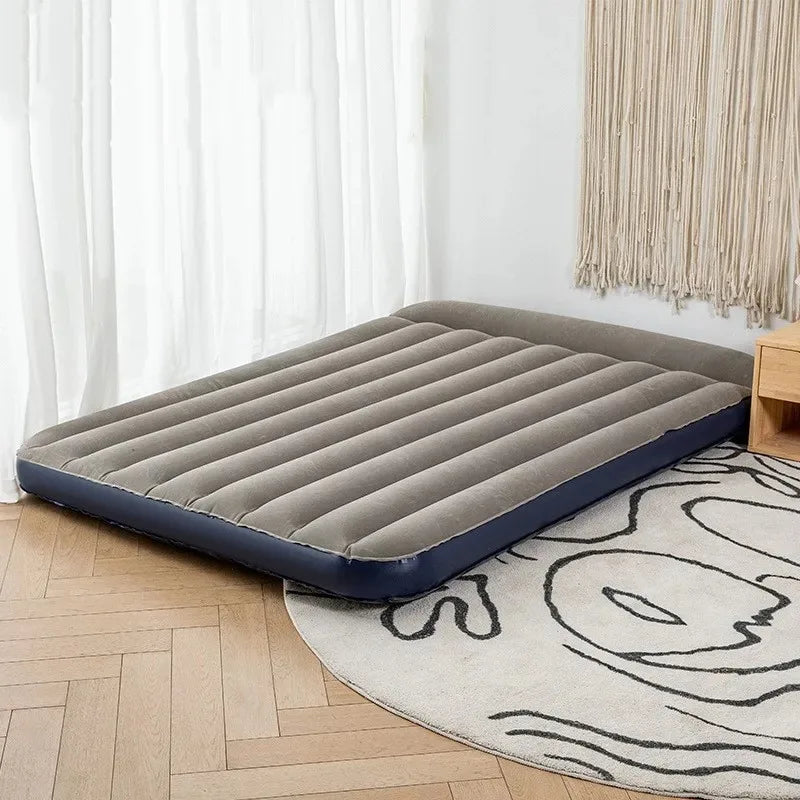 Camping Inflatable Mattress Indoor Air Cushion Bed Portable Foldable Storage Suitable For Family Camping Travel Equipped
