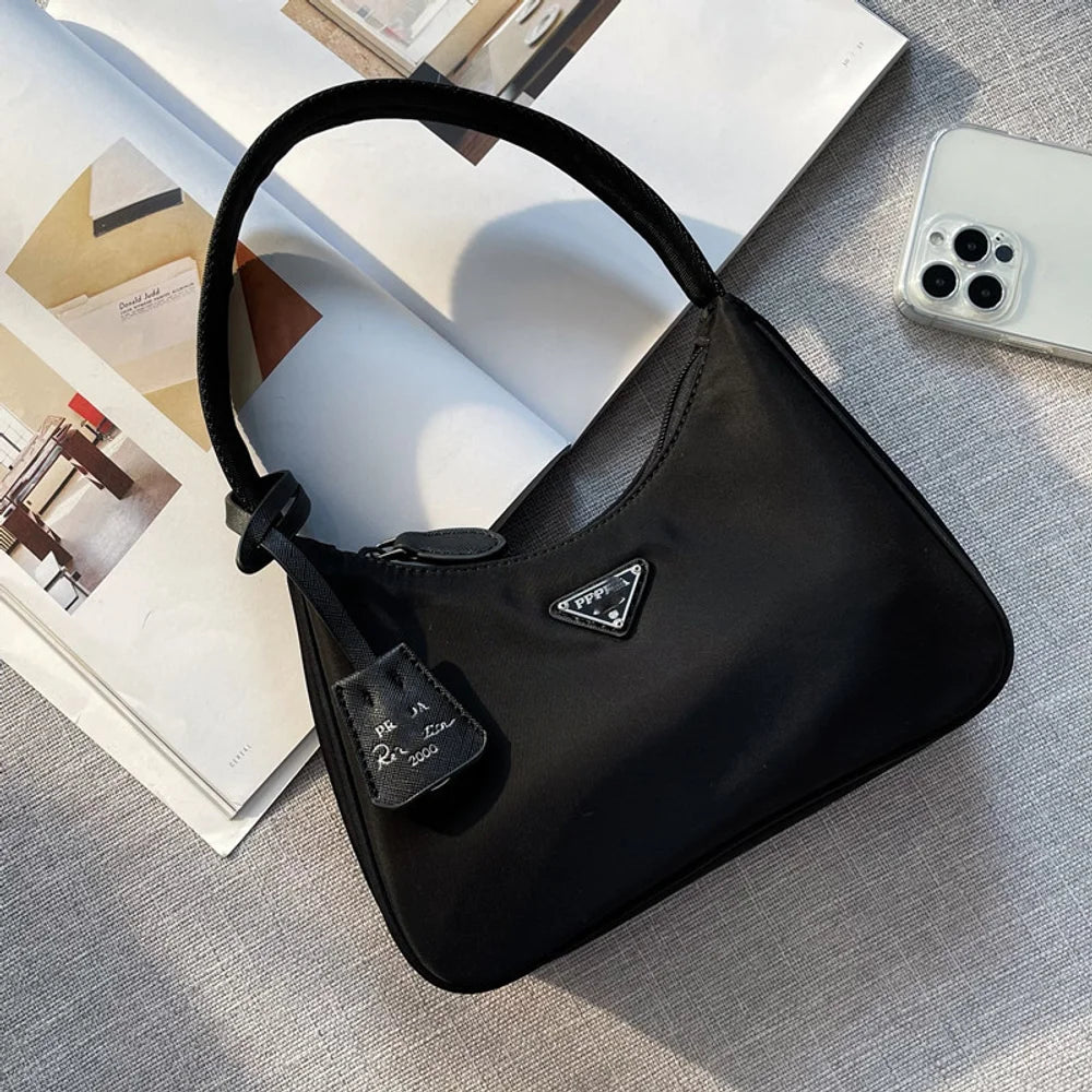 2025 New Light Luxury Waterproof Nylon Bag, High-end And Niche Collection Handbag, Tote Bag, Women's Dinner Bag