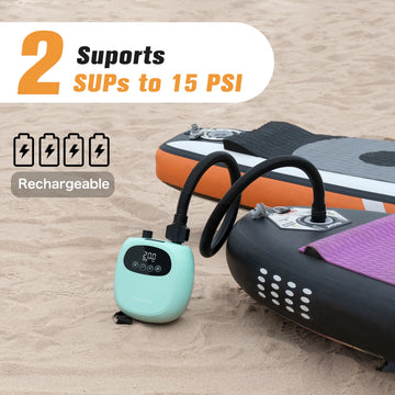 Electric SUP Stand Up Paddle Board Inflatable Pump 20PSI 2600mAh PaddleBoard Kayak Boat Accessories
