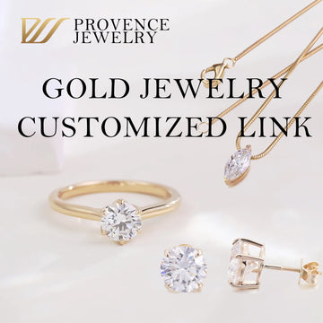 Provence 18K/14K/10K/Silver/PT950 Jewelry For Women Men Diamonds for Jewelry Making DIY Gift Personalized Custom