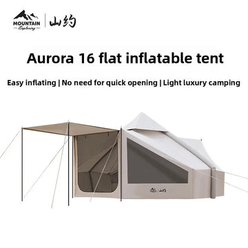 Outdoor Camping Aurora 16 Flat Fully Automatic Inflatable Tent Outdoor Winter Camping Overnight Thickened Portable Camping