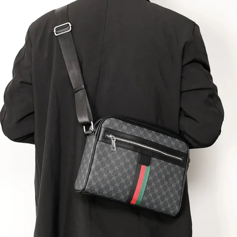Luxury Crossbody Bag Men Fashion Letter Printed Men's Crossbody Bags Brand Design Shoulder Messenger Bag Male Sling Satchels
