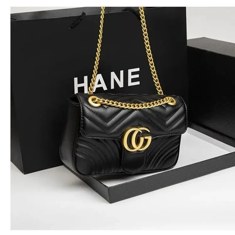 Fashion Designer Shoulder Bag 2025 New Pure Color Classic Crossbody Bag Women's Casual Mobile Phone Bag High-End Texture Handbag