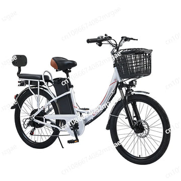 Electric bicycle, adult daily commute, assisted transportation, battery car, leisure station wagon