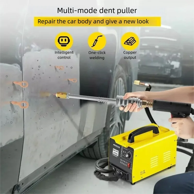 GYS2700 3500A Dent Drawing Machine Spot Welder 3500A Spot Welding Machine Dent Puller 2KW Spot Puller Bonnet Dent Repair Machine