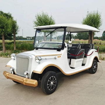 Classical Electrified 4000w New Sightseeing Classic Vintage Electric 14 Seat Sightseeing Bus Car Retro Cars for Sale Price