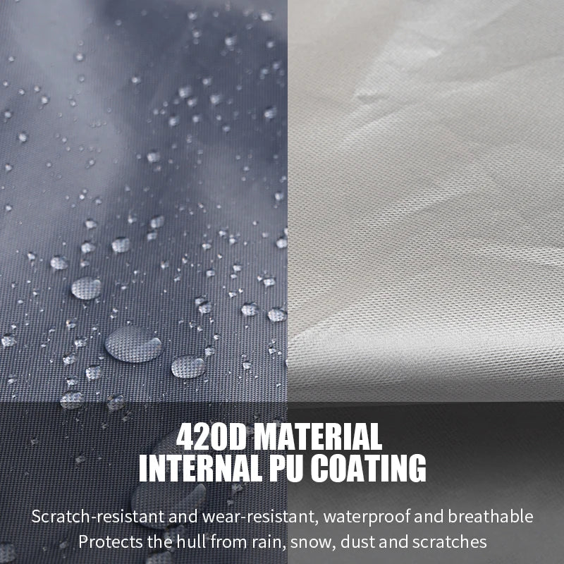 KOETSU KAYAK PROTECTIVE COVER KAYAK WATERPROOF AND DUSTPROOF SUNSHADE CANOE SURFBOARD BOAT JACKET