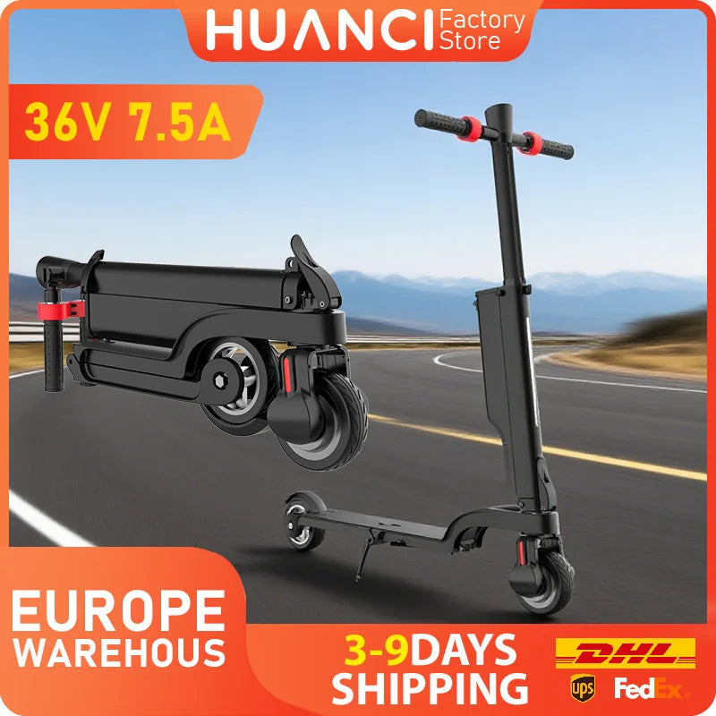 HUANCI X6 350W electric scooter for Adults 36V 7.5A escooter Triple Fold e scooters APP Control Electric Scooters 25km E scooter