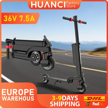 HUANCI X6 350W electric scooter for Adults 36V 7.5A escooter Triple Fold e scooters APP Control Electric Scooters 25km E scooter