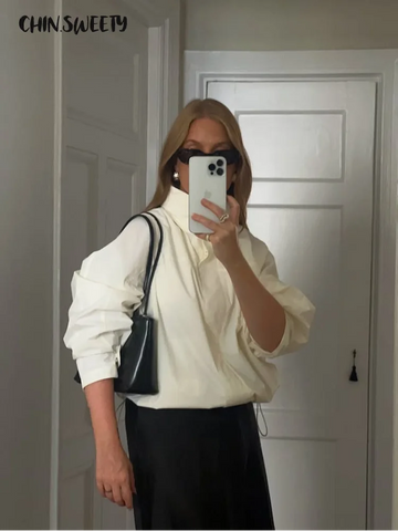 Fashion Stand Collar Women's Jacket Long Sleeve Drawstring Waist-Closed Lady Jackets 2025 Autumn Winter Casual Female Streetwear