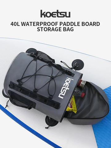 KOETSU 40L Waterproof  Paddle Board Storage Bag Design for SUP and Surfboard - Ideal for Secure and Convenient Gear Storage