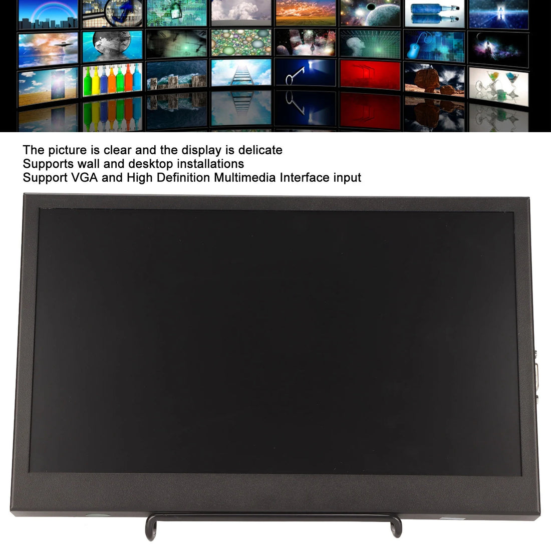 11.6inch Portable Monitor High Resolution 1920x1080  16:9 Low Power Consumption HD Monitor for Computer  Screen HD Monitor