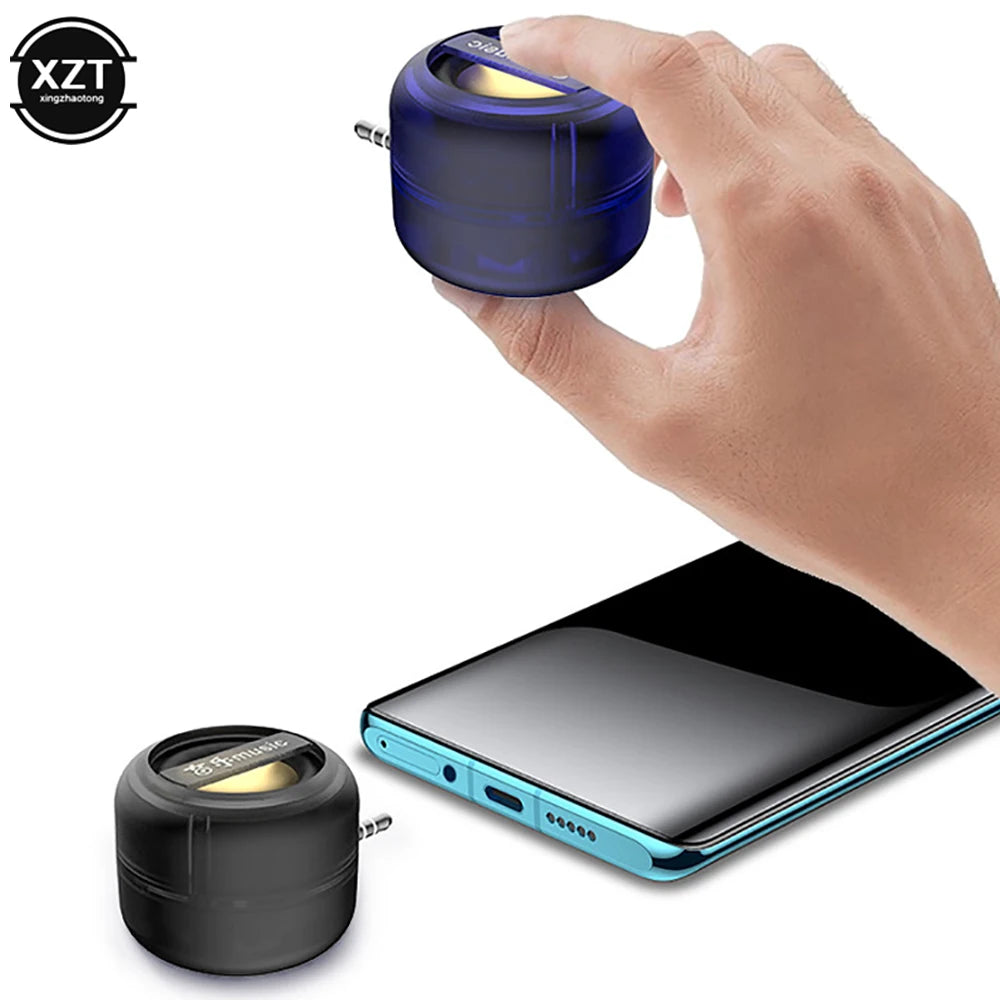 Music Sound Column Speaker Stereo Music Player Portable Mini Charging Small Speaker 3.5mm Inline External Speaker
