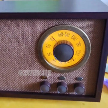 Retro Fm Radio  Home Phonograph Creative Portable Radio Receiver High Fidelity Small Speaker for Outdoor Travel Camping