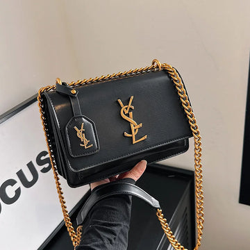 Designer style bag - 2025 new model chain shoulder bag, classic high-end crossbody bag, small square bag