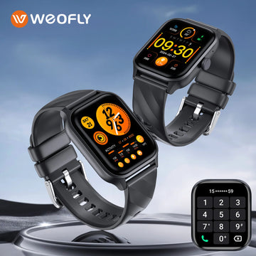 Weofly Active 1 Pcs Smart Watch 1.85" BT Phone Call Smartwatch Health Monitor IP67 Waterproof Sport Watch For IOS Android