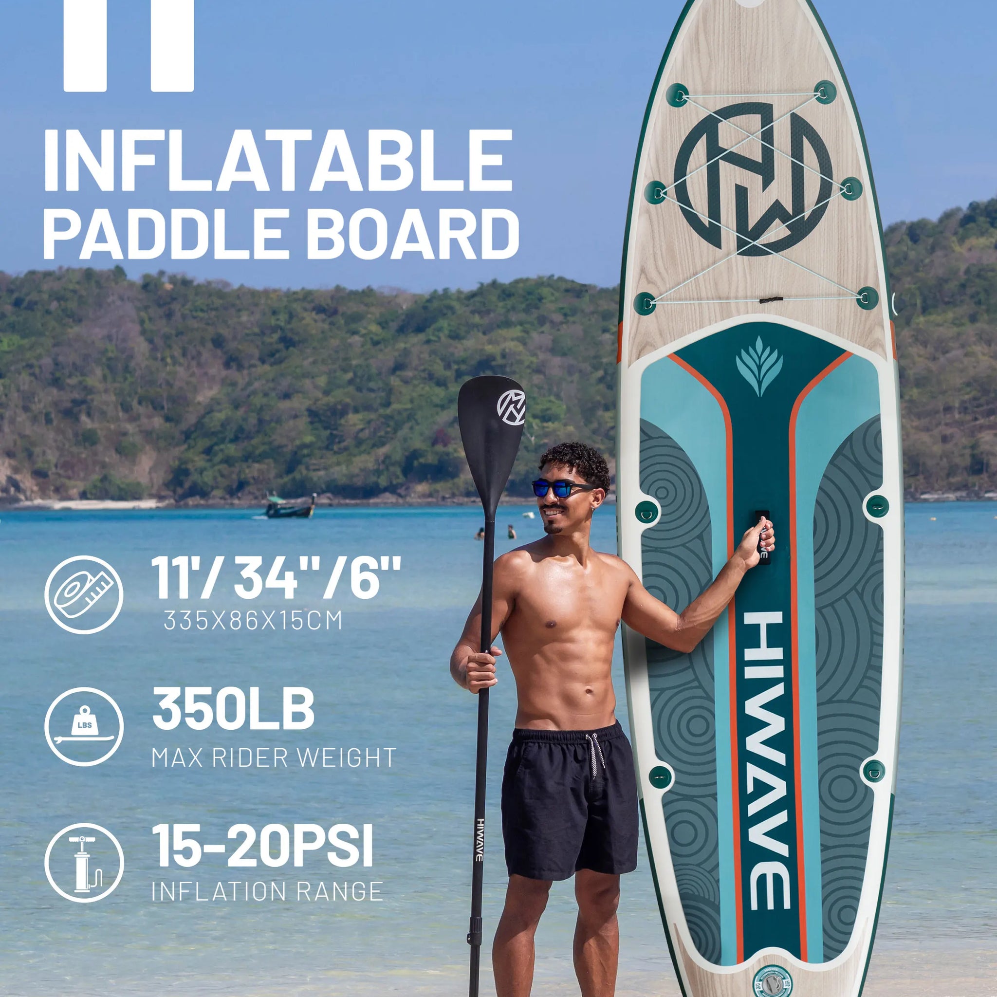 D1 SUB Inflatable Paddle Sup Board Adult Standing Style Aquatic Outdoor game With Accessories SUB
