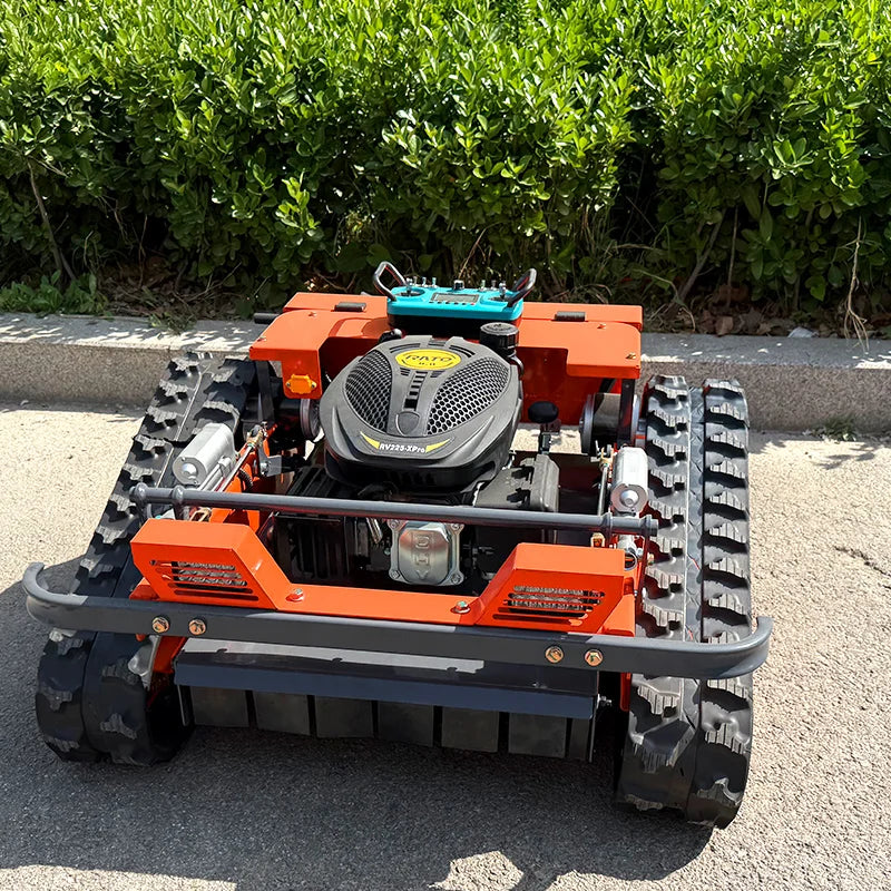 Customized Factory Sales Mini Automatic Small Remote Control Self-propelled Crawler Lawn Mower
