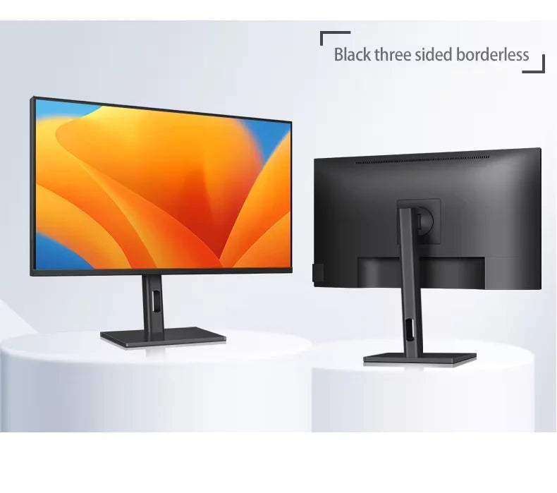 Monitor PC 4k 27 "60Hz  HD IPS Bezel-less Vertical Screen Design Desktop PC LCD Monitor Type-c External Screen