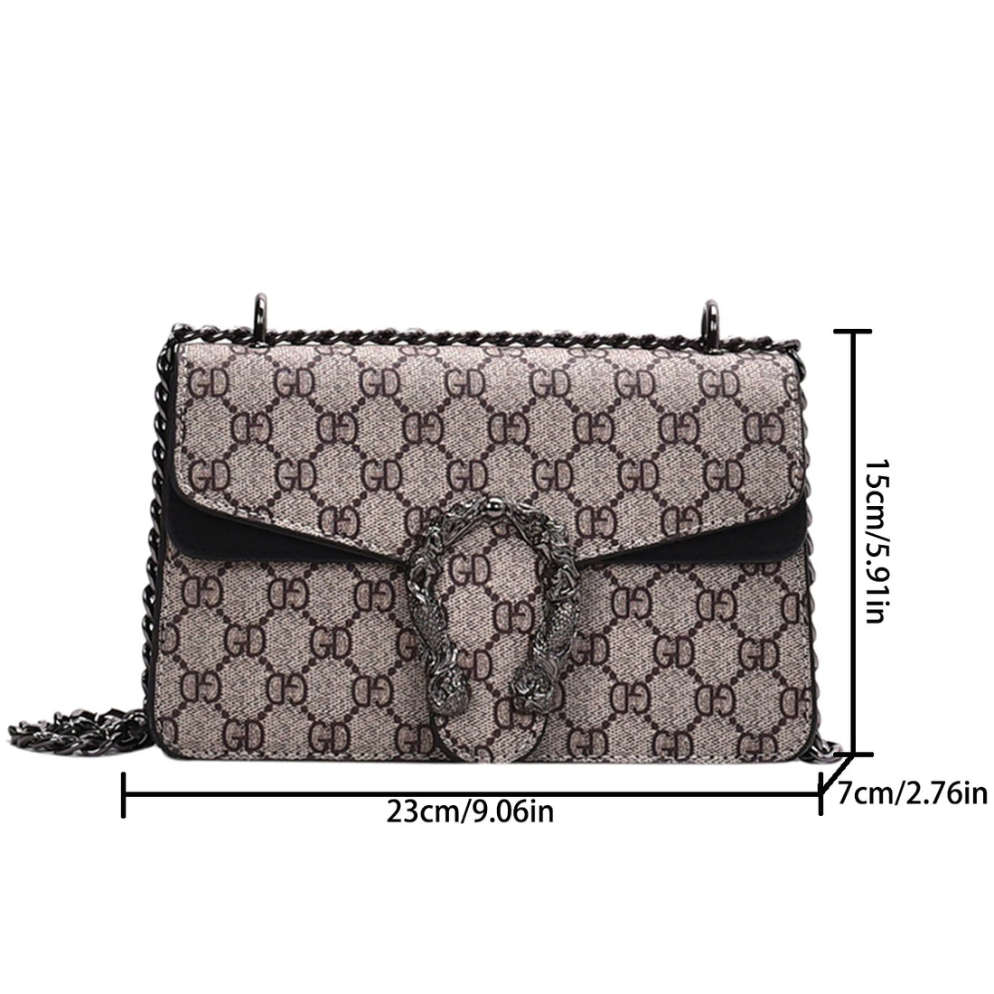 Vintage PU Crossbody Bag for Women - Lightweight Shoulder Bag with Magnetic Snap & Multiple Compartments Daily Essentials