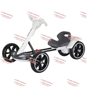 Children's Electric Kart Free Installation Can Sit Electric Car Children Charging Remote Control Folding Stroller