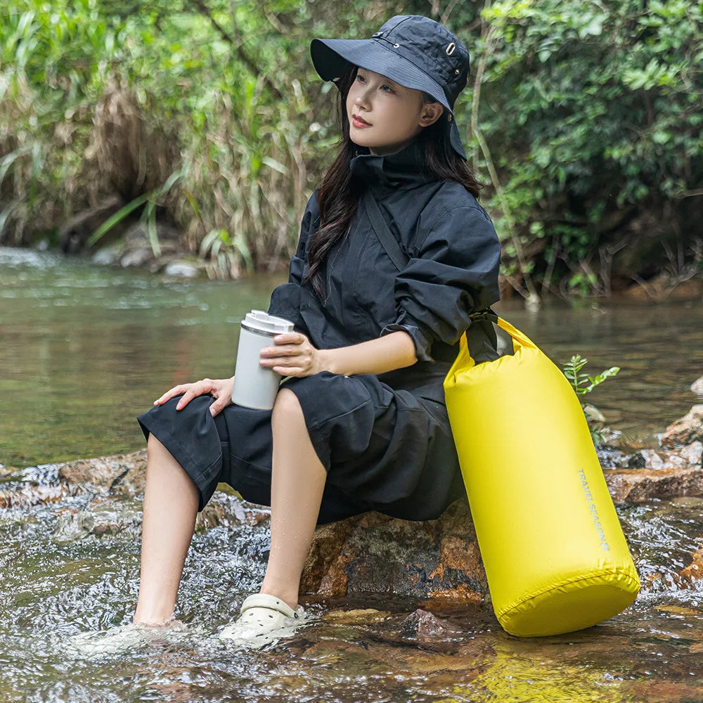 Trekking Drifting Rafting Surfing Boating Backpack,5L 10L 20L Kayaking Rafting Backpack,Outdoor Waterproof Kayak Storage Bag