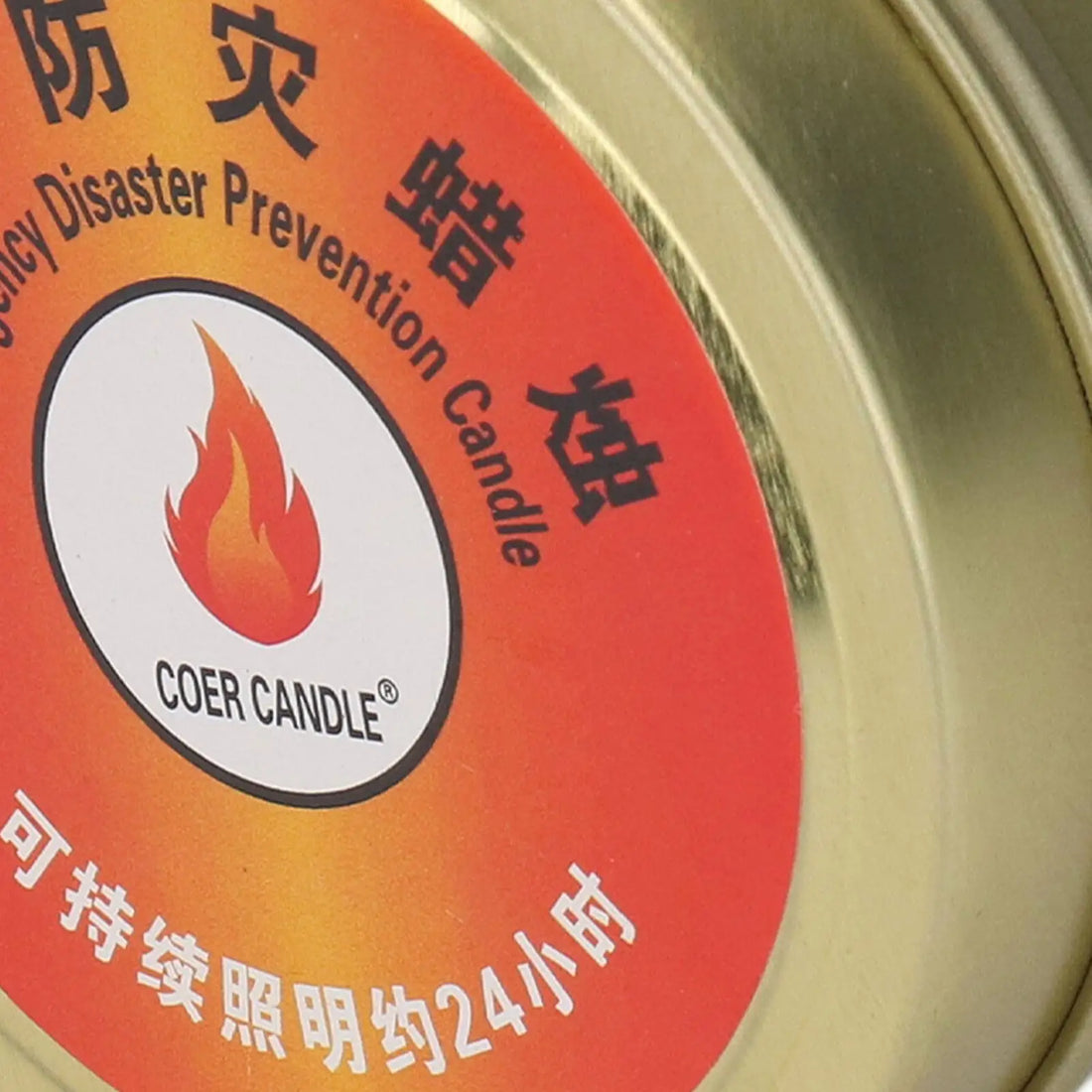 Survival Camping Candle 24 Hours Waterproof Smokeless Windproof Outdoor Light for Emergency for home Wilderness Use