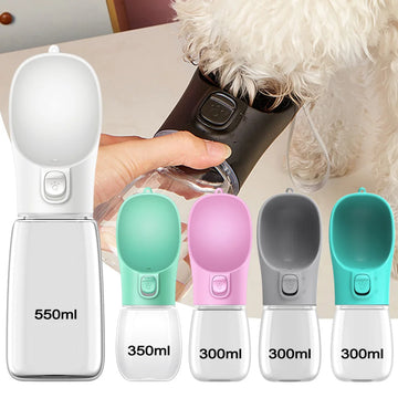 Pet Dog Water Bottle for Small Medium Dogs Cats Outdoor Hiking Leakproof Durable Puppy Drinking Bowl Chihuahua Bulldog Supplies