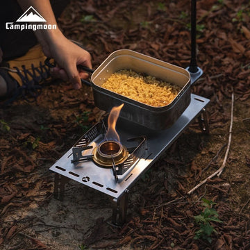 CAMPINGMOON AS-1 Alcohol Stove Outdoor Small Picnic Equipment Brass Stove Liquid Alcohol Stove Head Portable Stove