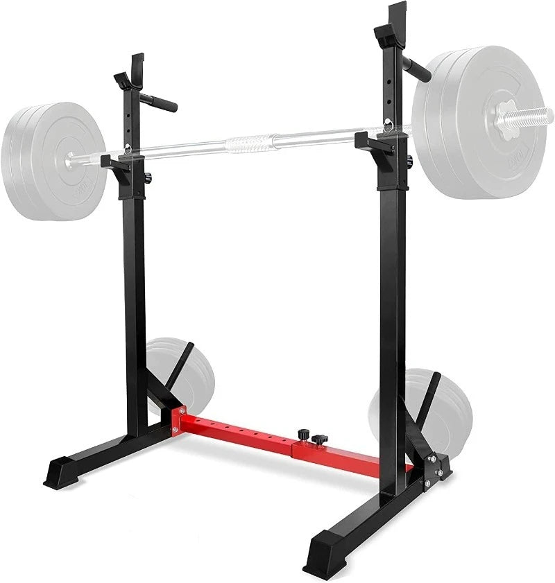 Squat Rack for Home Gym, Adjustable Barbell Stand Rack, Multi-Function Weight Lifting, Dip Bar Station, Bench Press Rack