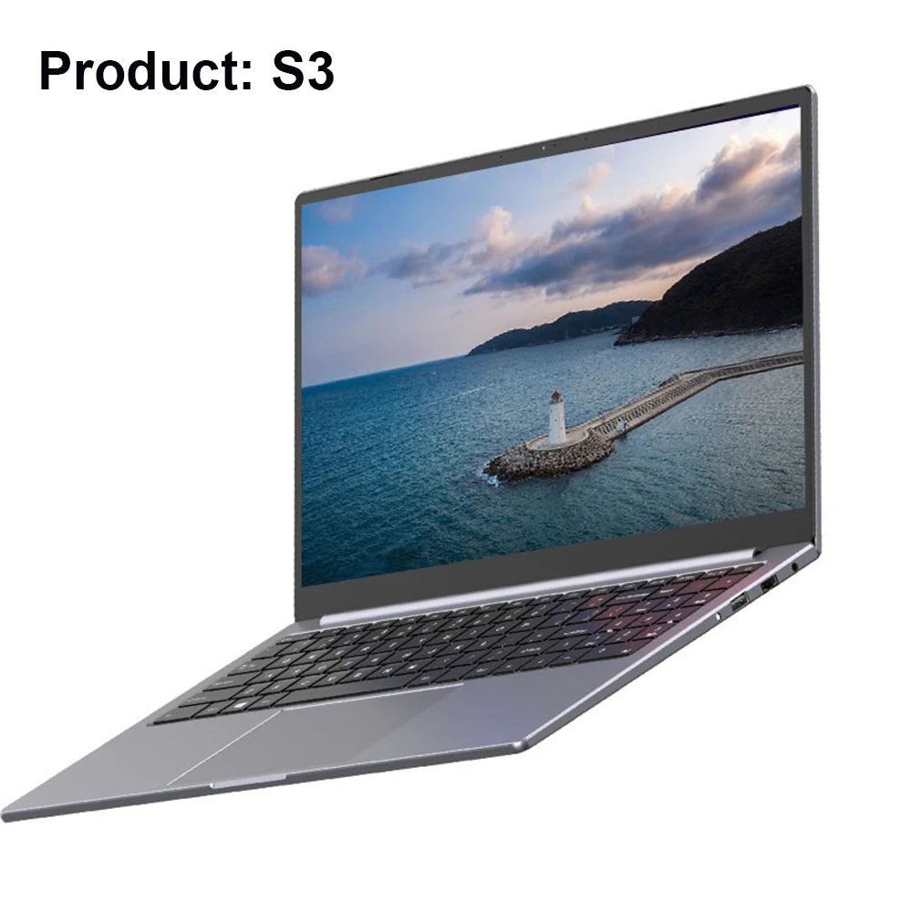NEW S3 Computer 15.6 Inch Intel Core i9-12900H/i7-8750H Por Laptop 2*DDR4 2*M.2 64GB 2TB SSD  Windows 11 Fingerprint Unlock 60Hz