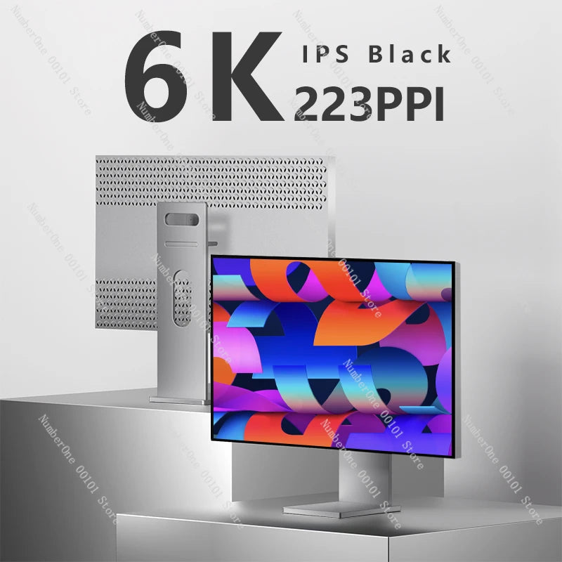 6K monitor 32 inch high definition IPS design photography borderless vertical screen desktop computer typec external screen