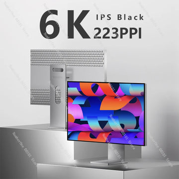 6K monitor 32 inch high definition IPS design photography borderless vertical screen desktop computer typec external screen