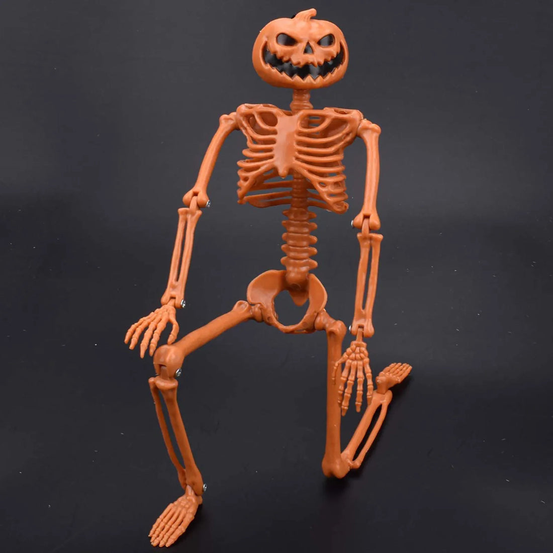 Halloween Scary Human Skeleton Desktop Decoration Poseable Model Party Supplies Haunted House Cosplay Party Decoration