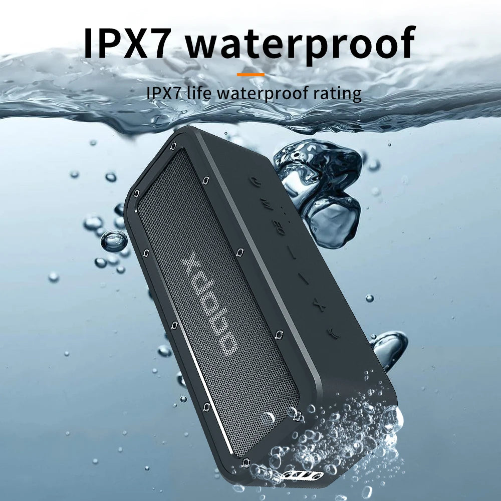 50W Stereo XDOBO Wake1983 Portable Bluetooth Compatible Speaker Surround Sound TWS Wireless Waterproof Subwoofer Support TF AUX