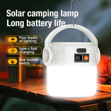 Portable camping light, LED camping light, outdoor tent light, rechargeable flashlight, LED tent light, portable durable camping