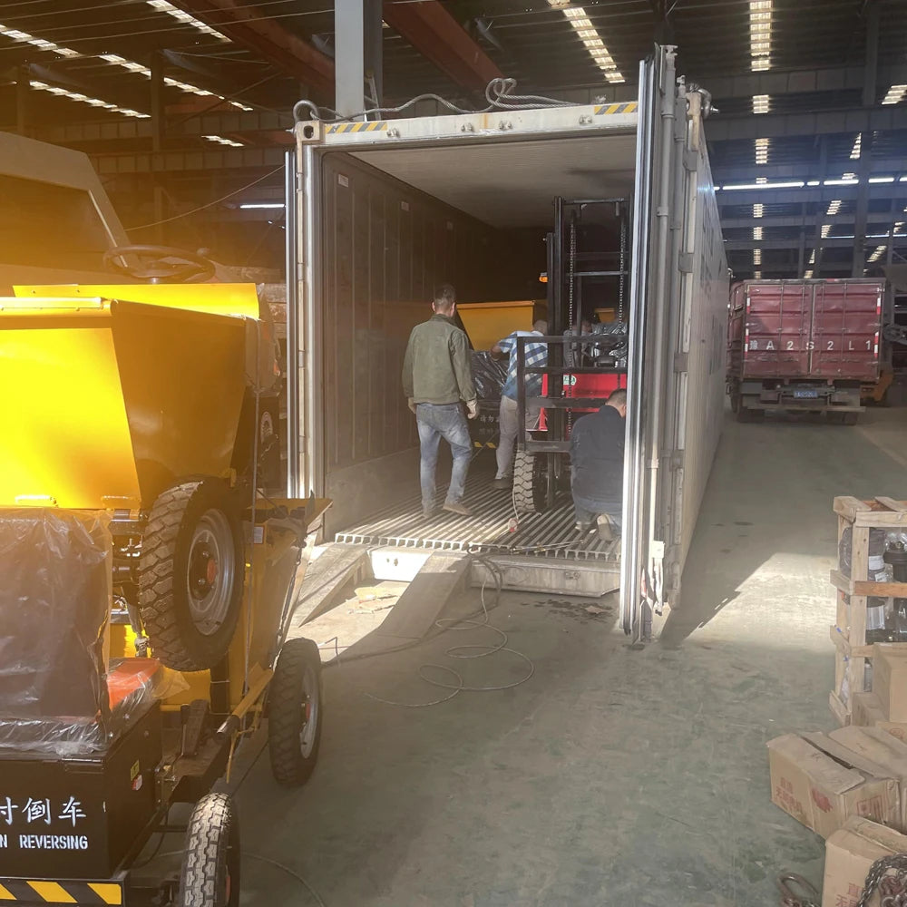 Loading 500KG 1200W 48V Battery Electric Motor Wheelbarrow Electric Power Wheel Barrow