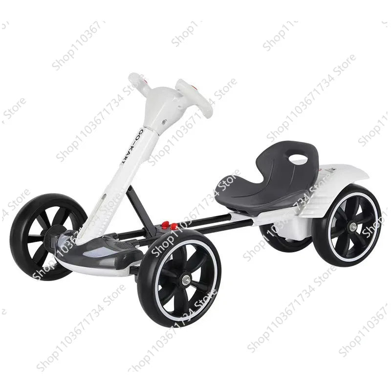 Children's Electric Kart Can Sit Remote Control Folding