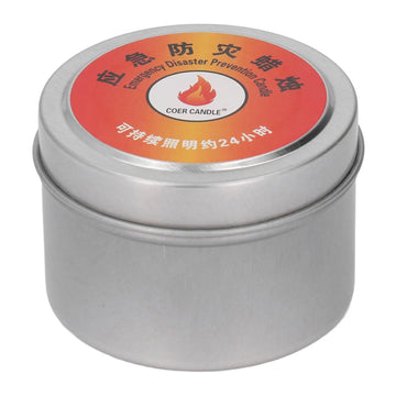 Survival Camping Candle 24 Hours Waterproof Smokeless Windproof Outdoor Light for Emergency for home Wilderness Use