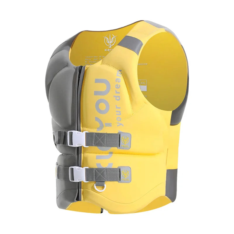 Super Buoyancy Neoprene Life Jacket High Quality Adult Children Surf Raft Kayak Fishing Water Sport Swimming Premium Life Vest
