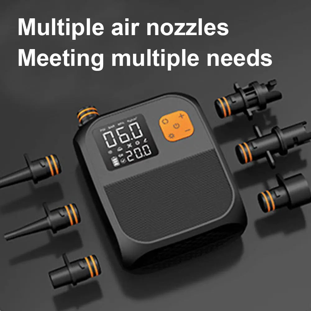 SUP Boat Accessories High Pressure 25PSI Portable Air Compressor Stand Up Paddle SUP Pump Electric Air Pump for Kayak Kite Wings