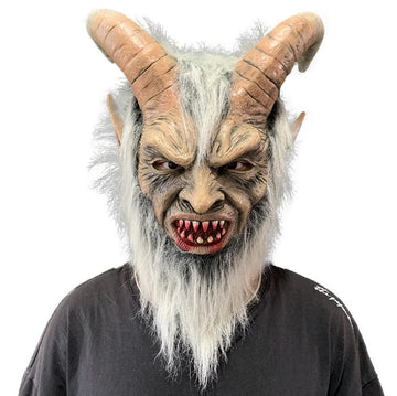 Halloween Cosplay Devil Mask Carnival Party Monster Costume Props Christmas Horror Demon Krampus Mask